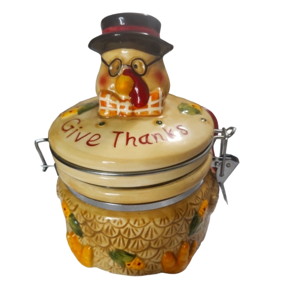 Cracker Barrel Holiday Cracker Barrel Turkey Cookie Jar Canister